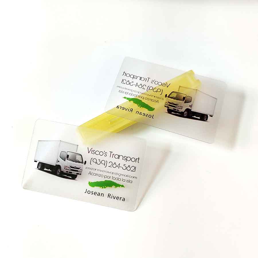 PVC Transparent Matte Printing 